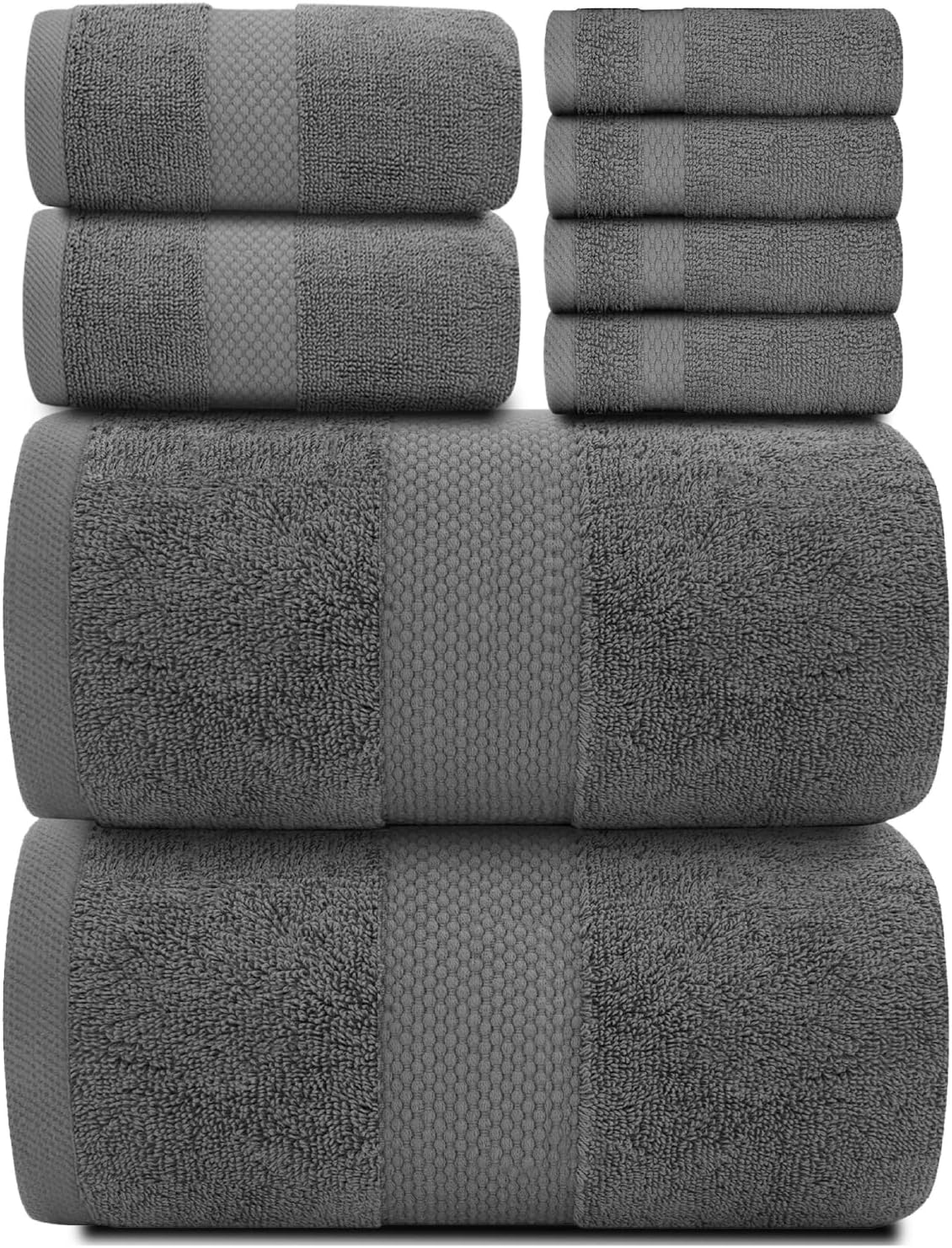 Airbnb Luxury Cotton Towel Bundle - Good for 6 People