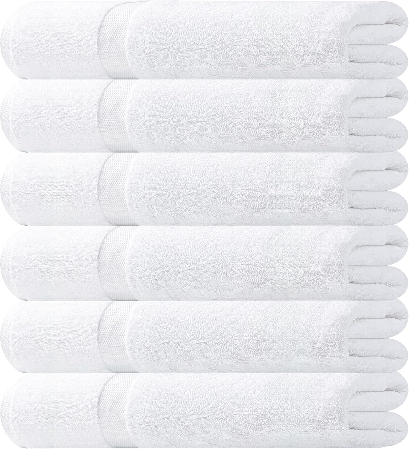 Wealuxe Home Collection Bath Towels | 24x50 [36 piece pack]