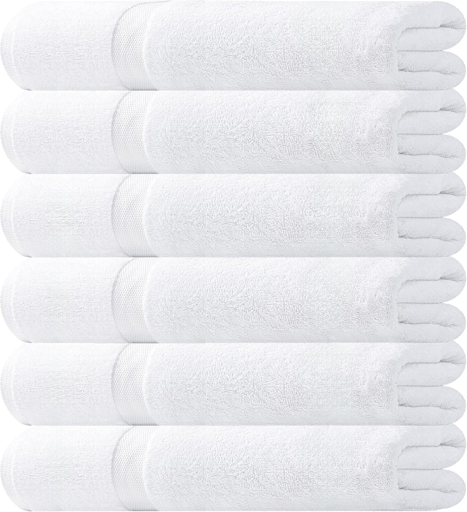 Wealuxe Home Collection Bath Towels | 24x50 [36 piece pack]