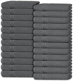 Wealuxe Home Collection Washcloths | 12x12 inch