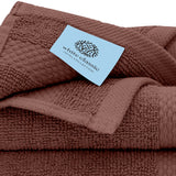 Whiteclassic brown washcloth