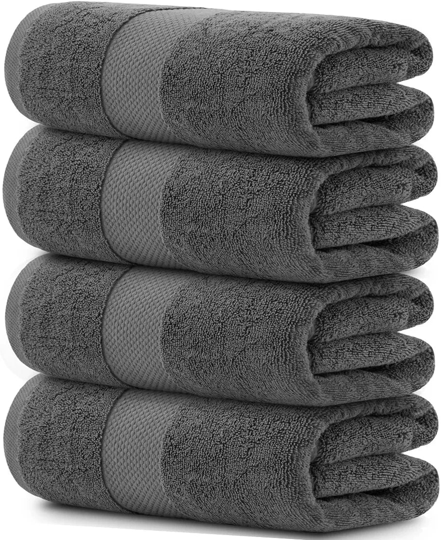 Spa Collection Gray Bath Towel
