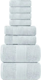 Light Blue 8Pc Towel Set