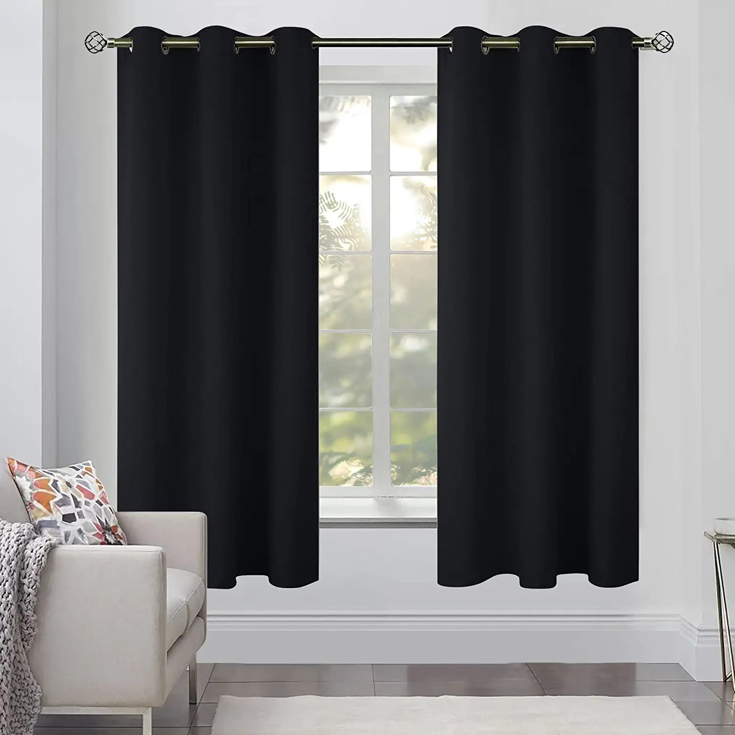 darkening window curtains