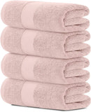 4PC Pink Bath Towels
