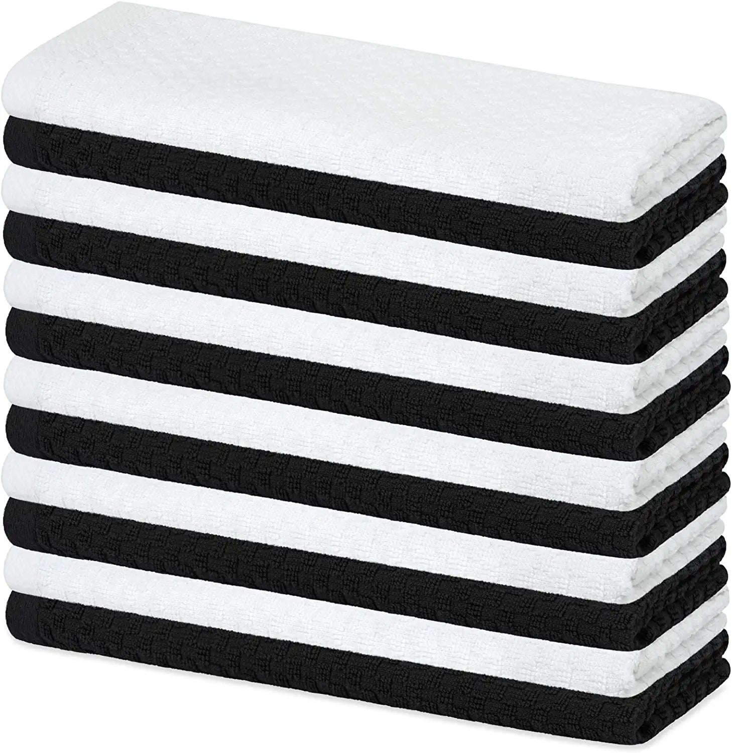 black and white Dish towels