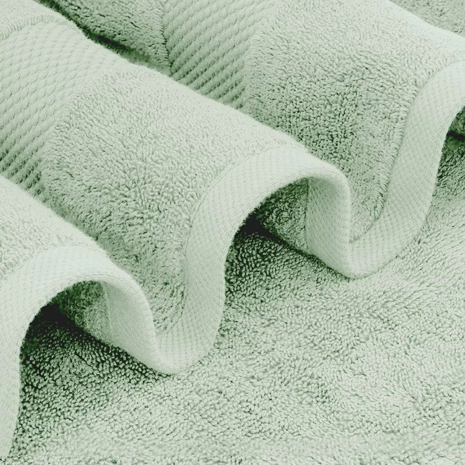 Green Bath Towels