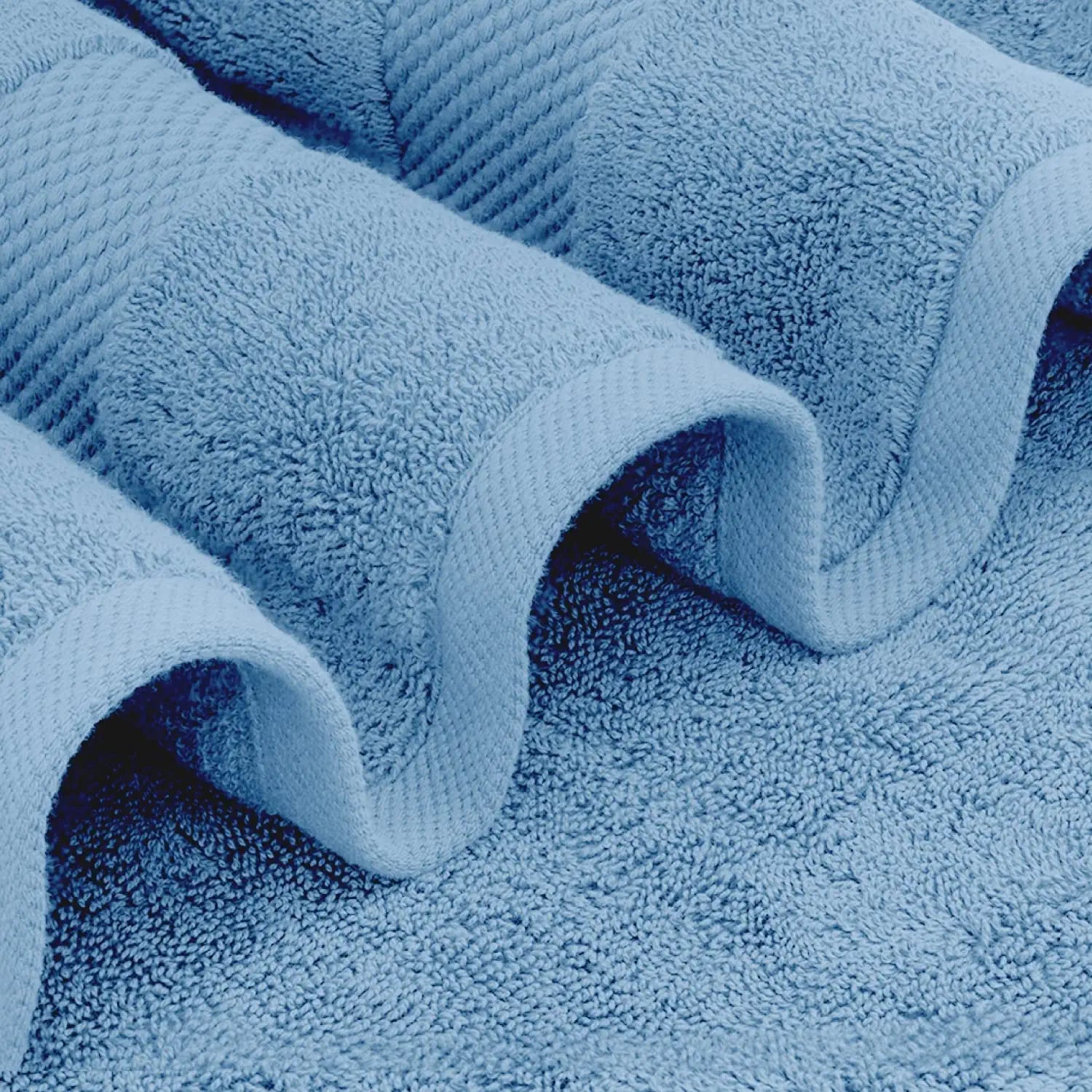 Light Blue Bath Towels