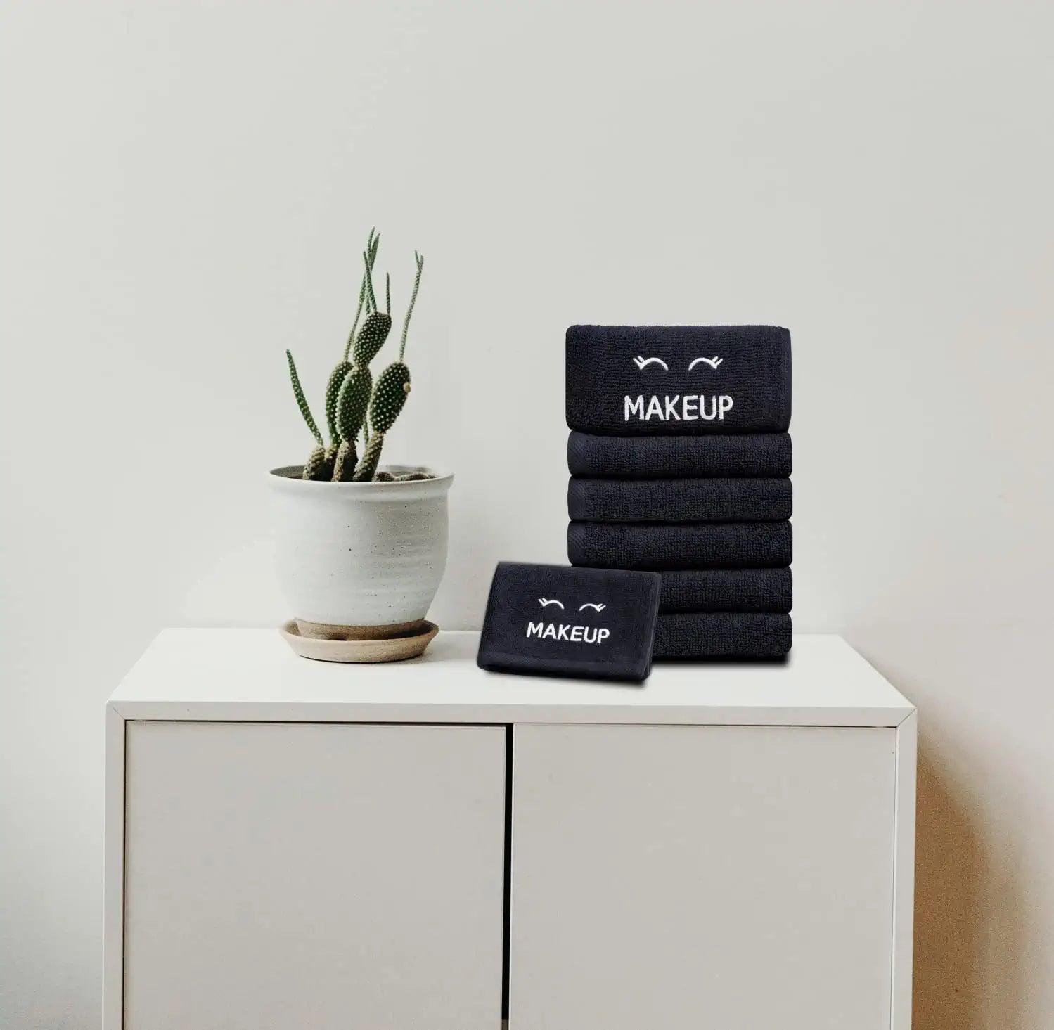 Black Face Washcloths