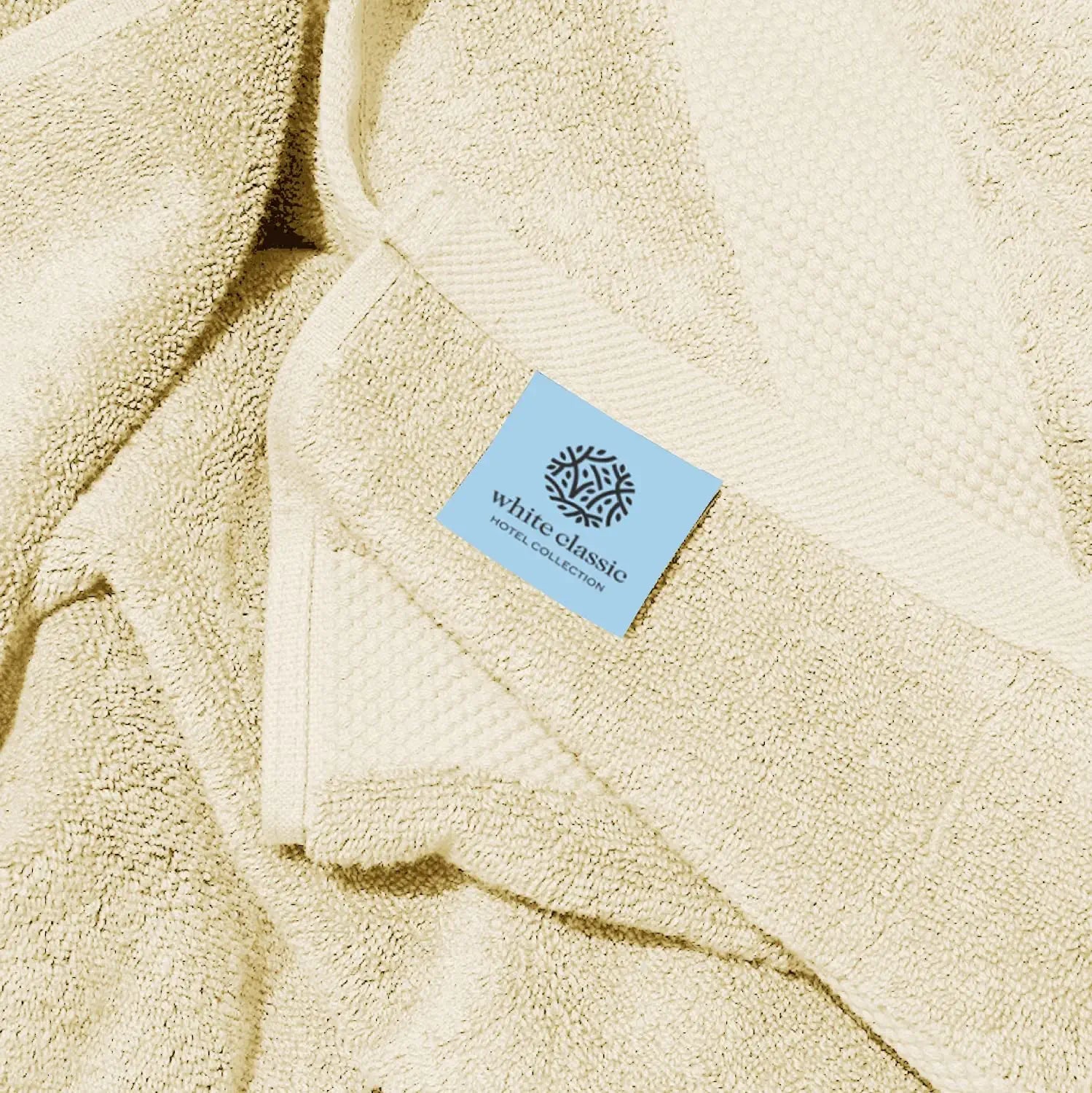 Whiteclassic Hotel Collection Beige Bath Towels