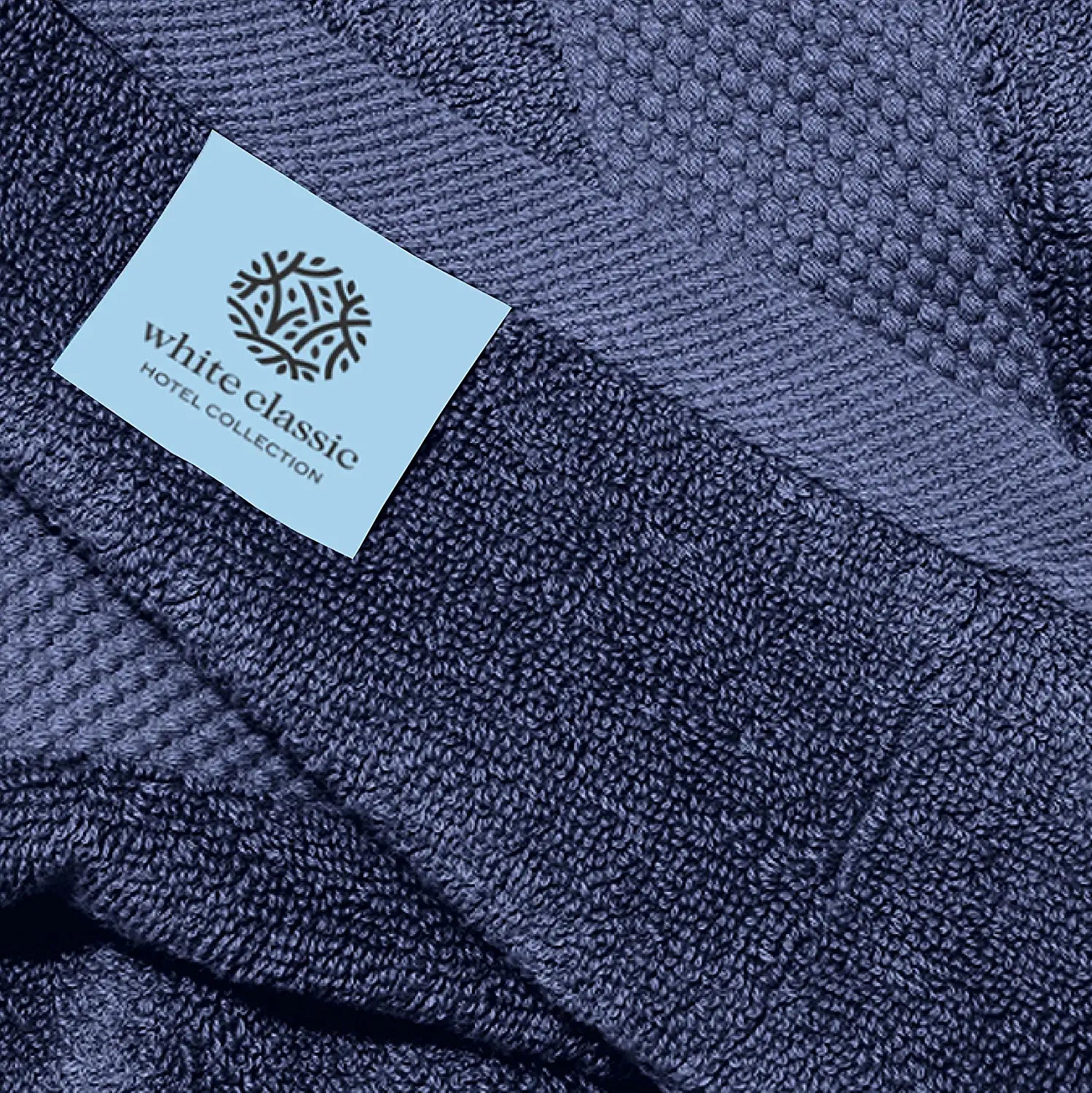 Whiteclassic Hotel Collection navy Blue Bath Towels