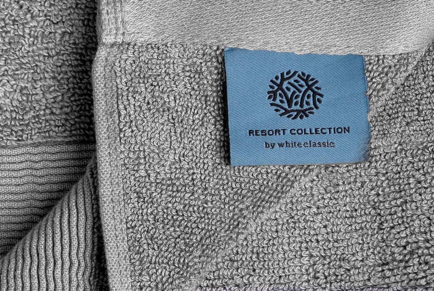 Resort Collection by Whiteclassic Grey Towels