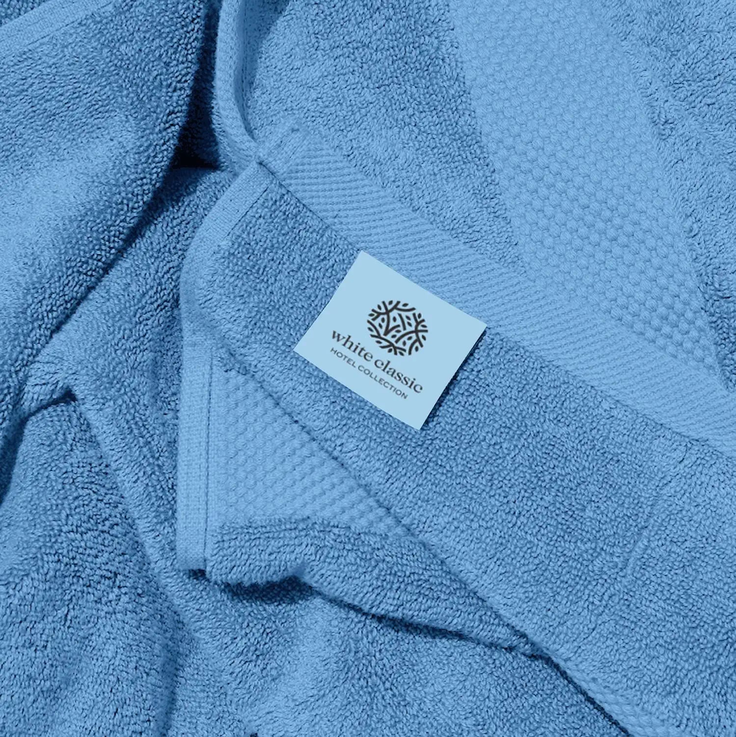 Whiteclassic Hotel Collection Light Blue Bath Towels