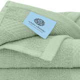 Whiteclassic green washcloth