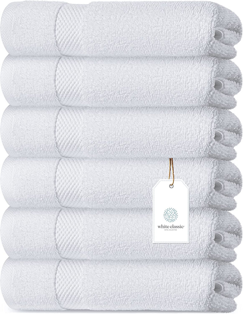 Whiteclassic 6Pc Hand Towels
