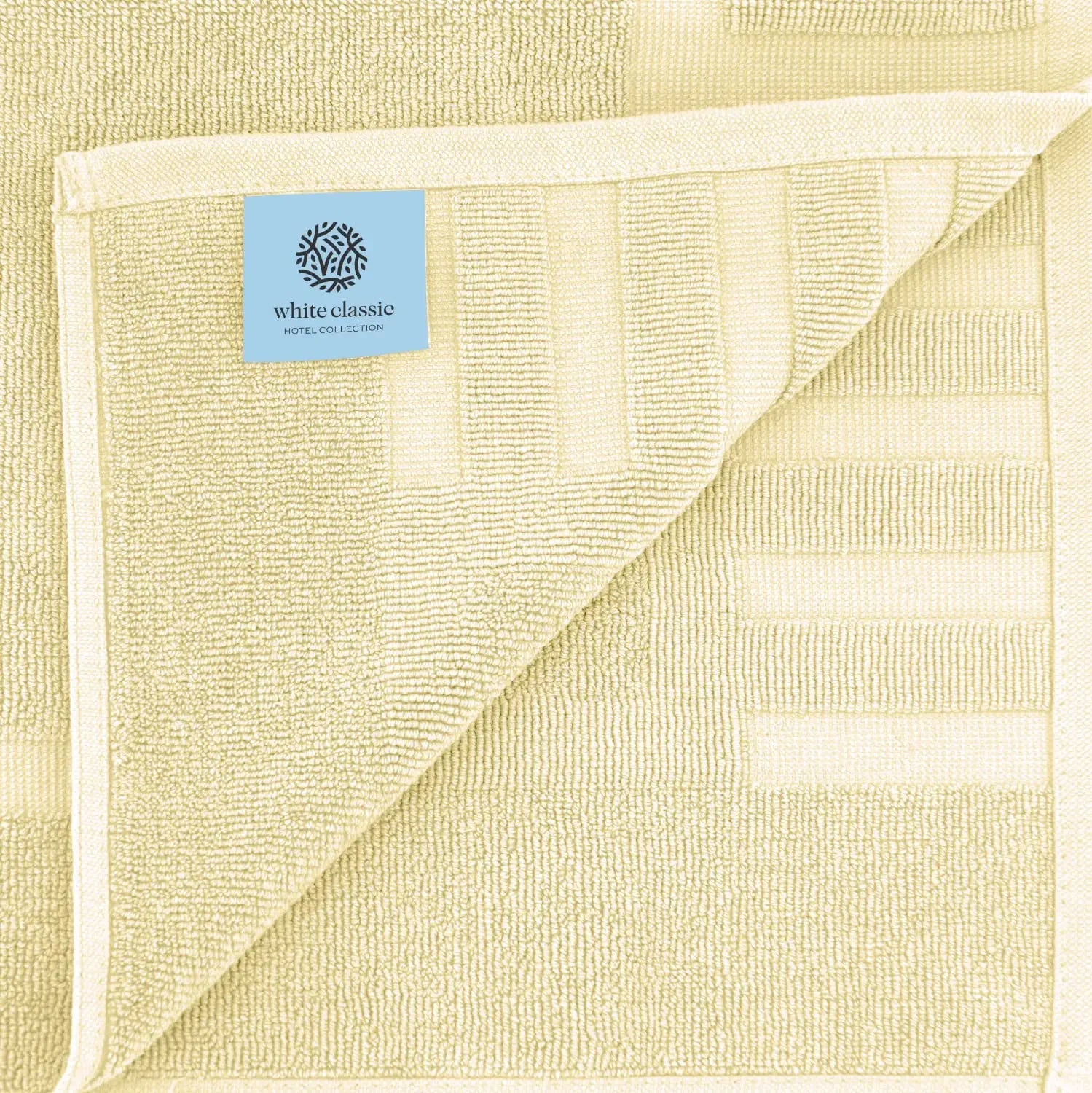 whiteclassic beige bath mats