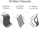 White Towels Dimension
