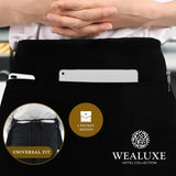 3 pocket black apron