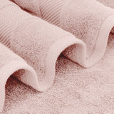 soft pink bath sheets