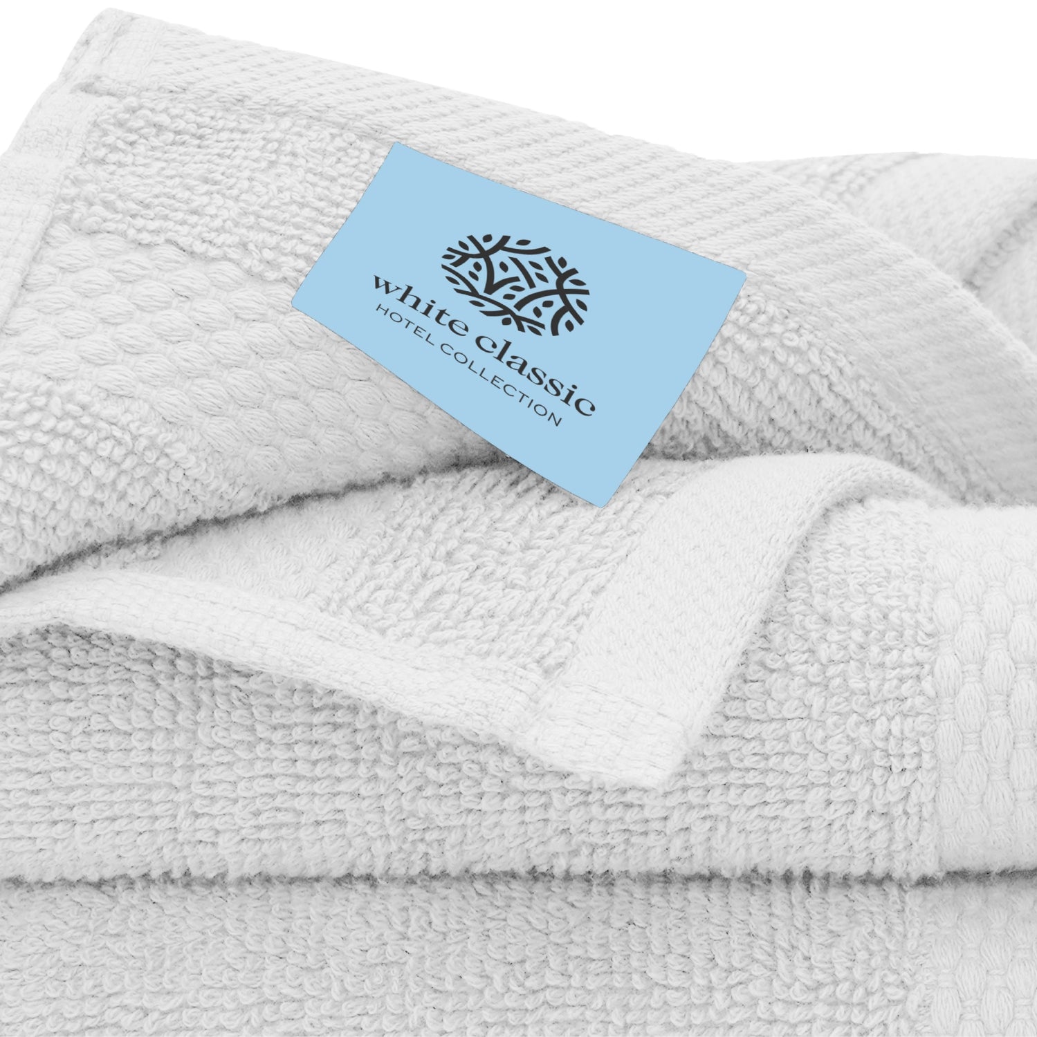 Whiteclassic Hotel Collection Silver Towels