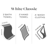 27x54 16x30 12x12 towels