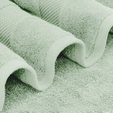 soft green bath sheets 