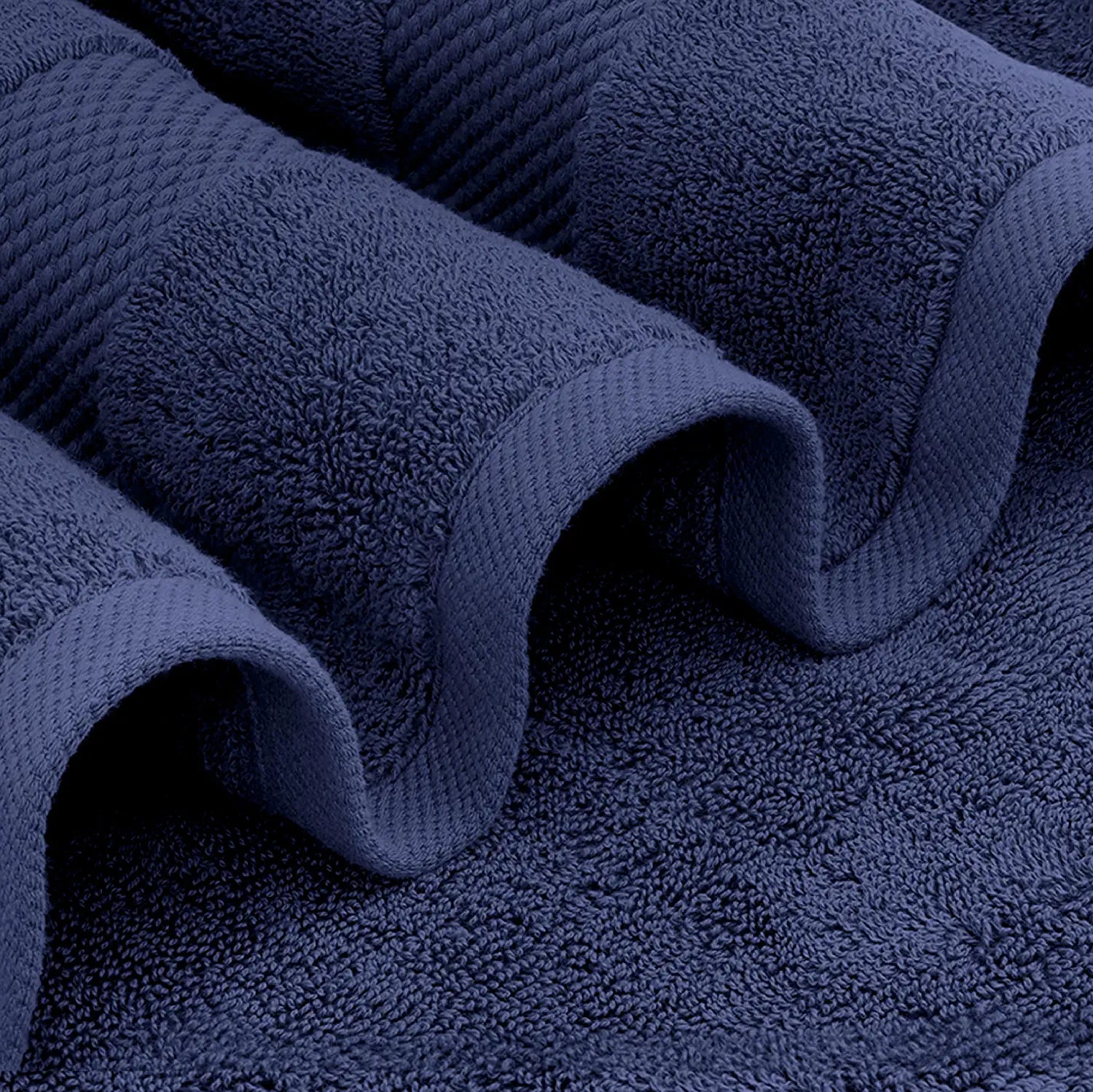 Navy Blue Towels