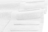 white bathroom rug