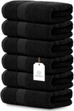 Whiteclassic 6Pc Black Hand Towels