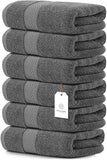 Whiteclassic 6Pc Gray Han Towels