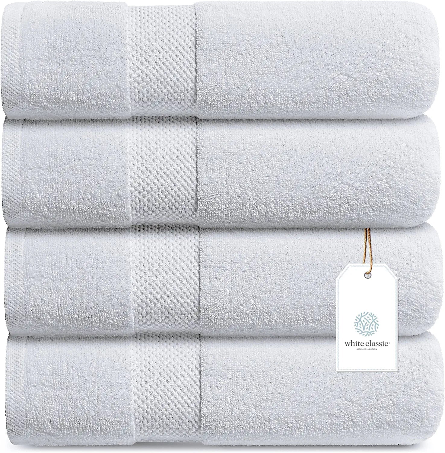 White Bath Towel