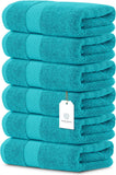 Whiteclassic 6Pc Aqua Hand Towels