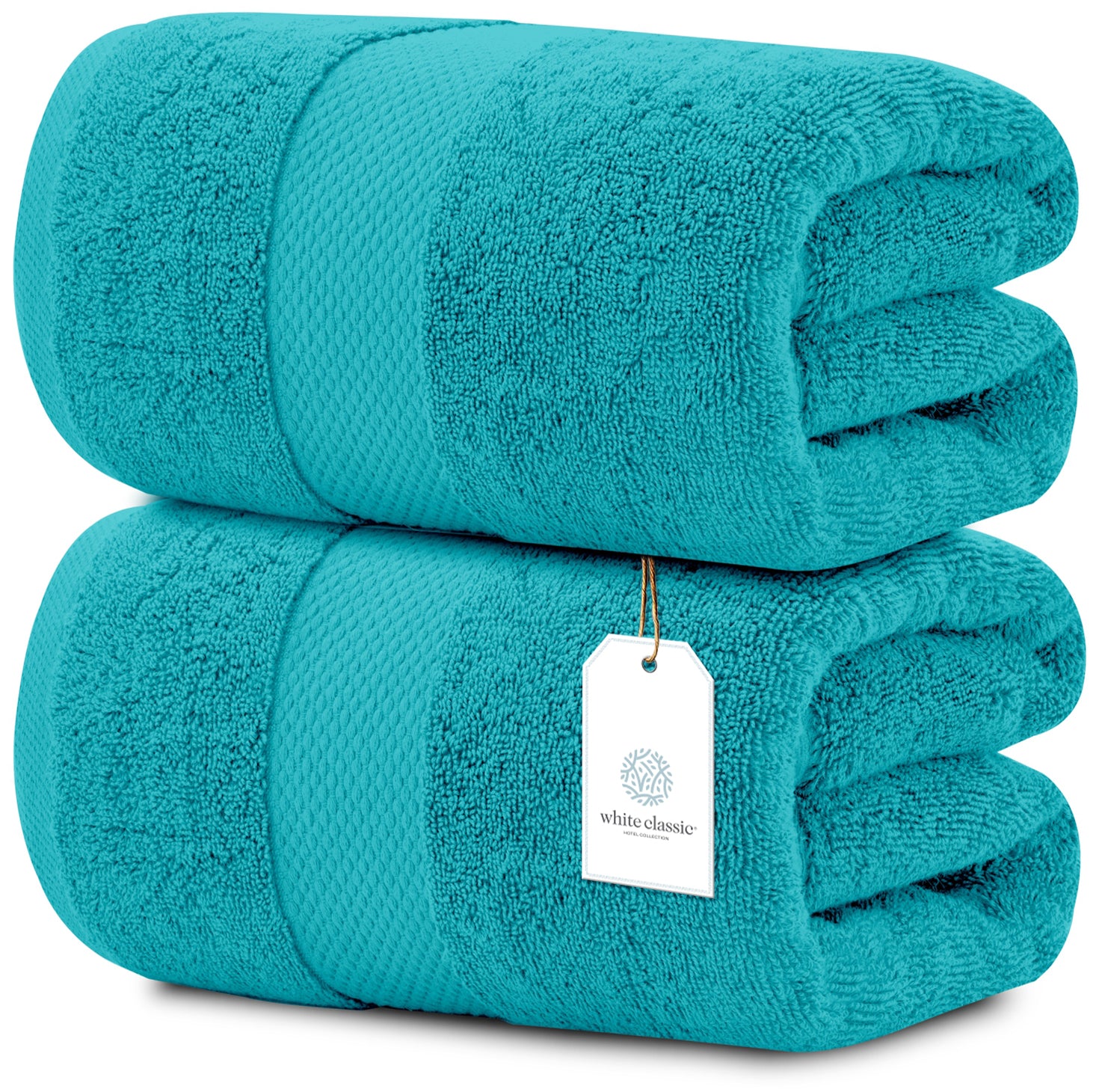 Whiteclassic 2pc bath sheets