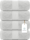 Whiteclassic 4Pc Silver Bath Towels