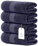 Navy Blue Bath Towels