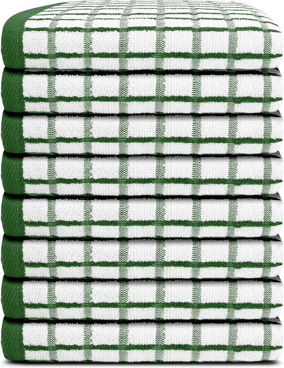 bordered dish towels