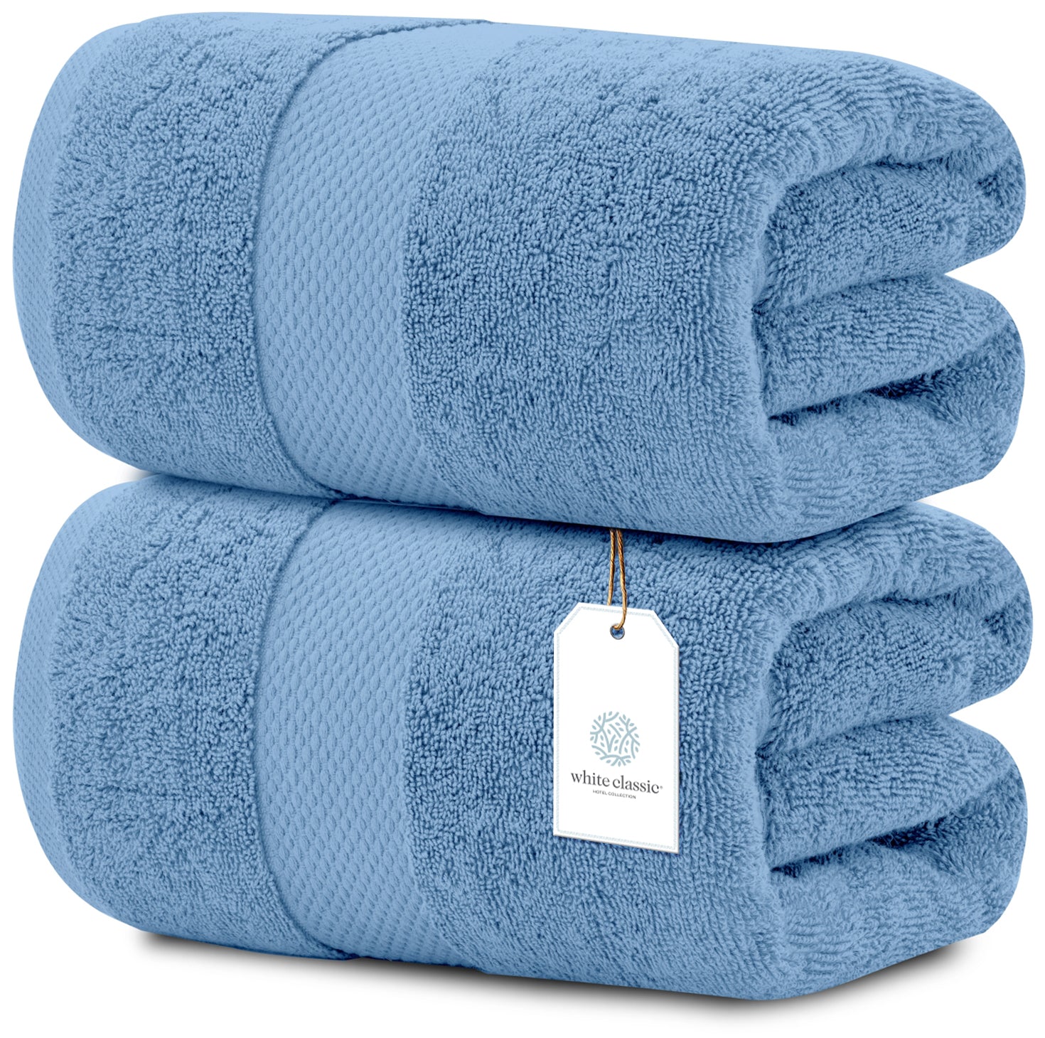 Whiteclassic 2pc bath sheets