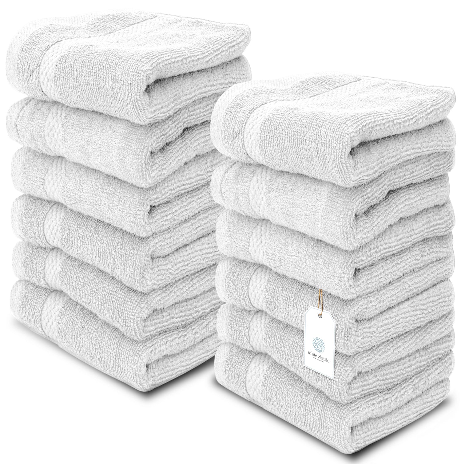 silver washcloths