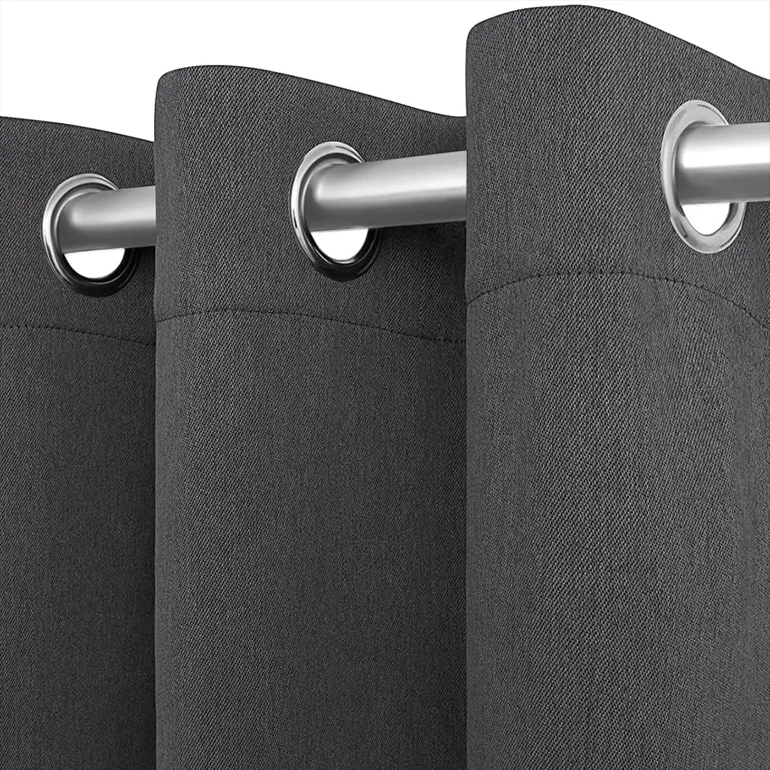 gray blackout curtains