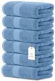 Whiteclassic 6Pc Light Blue Hand Towels