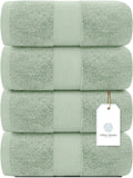 Whiteclassic 4Pc Green Bath Towels