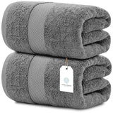 Whiteclassic 2pc gray bath sheets