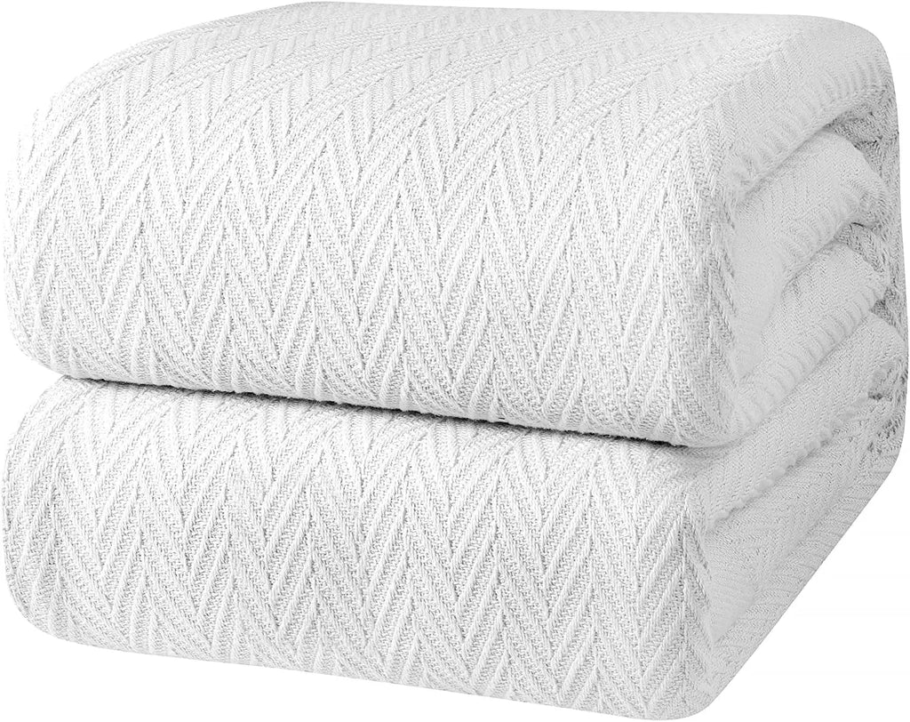 All Seasons White Blankets