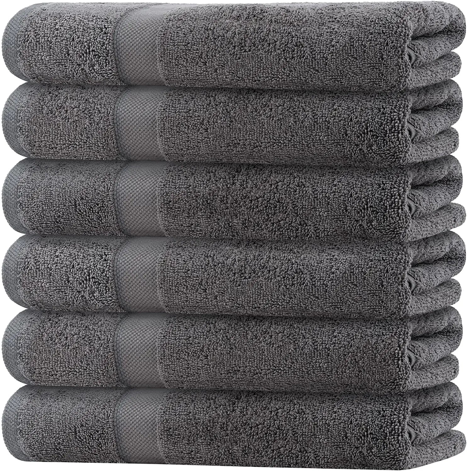 gray small bath towels
