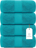 Whiteclassic 4Pc Aqua Bath Towels
