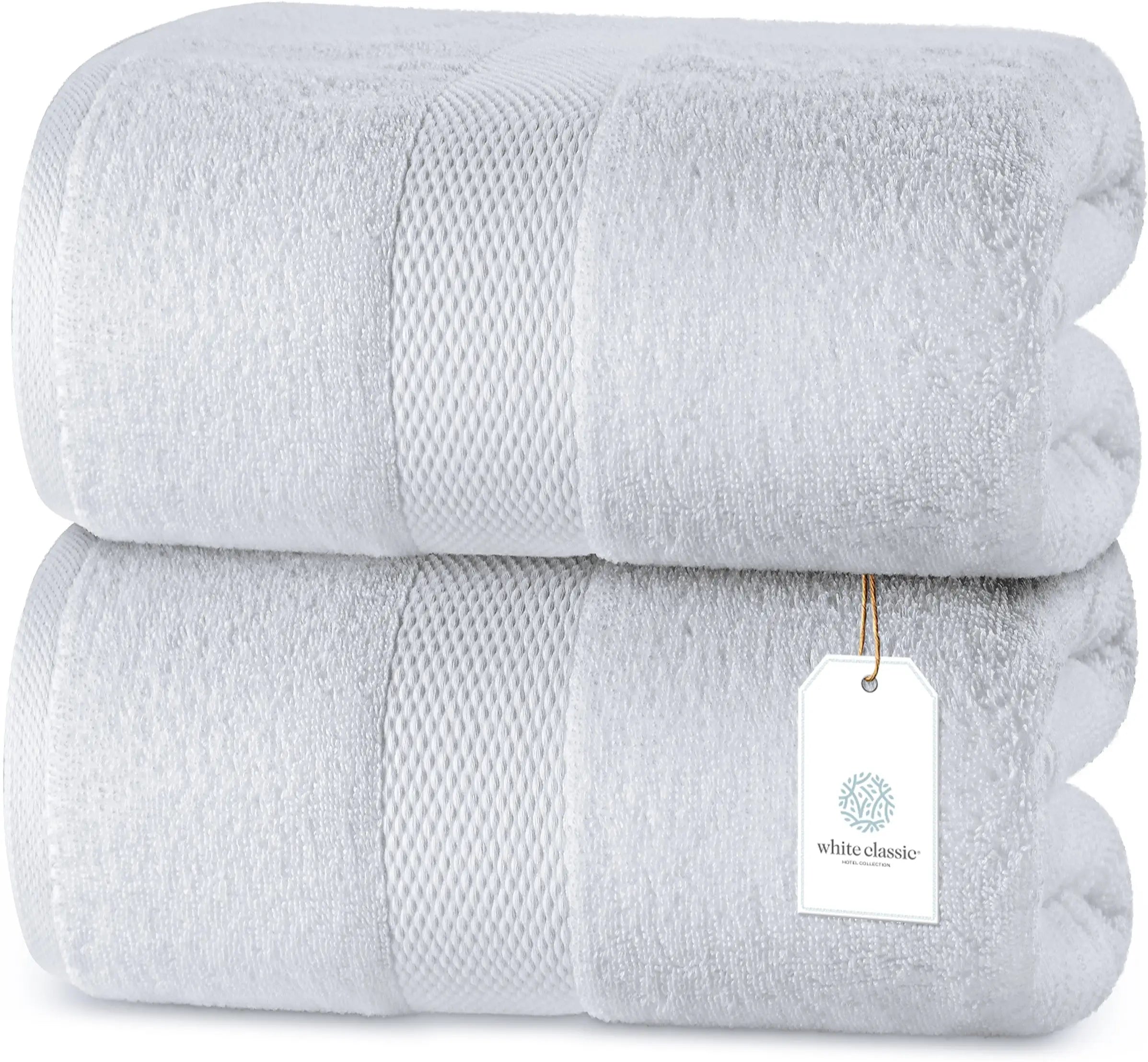 Whiteclassic 2pc bath sheets