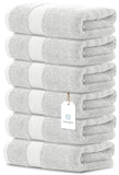 silver hand towels