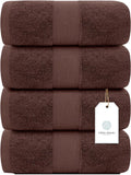 Whiteclassic 4Pc Brown Bath Towels