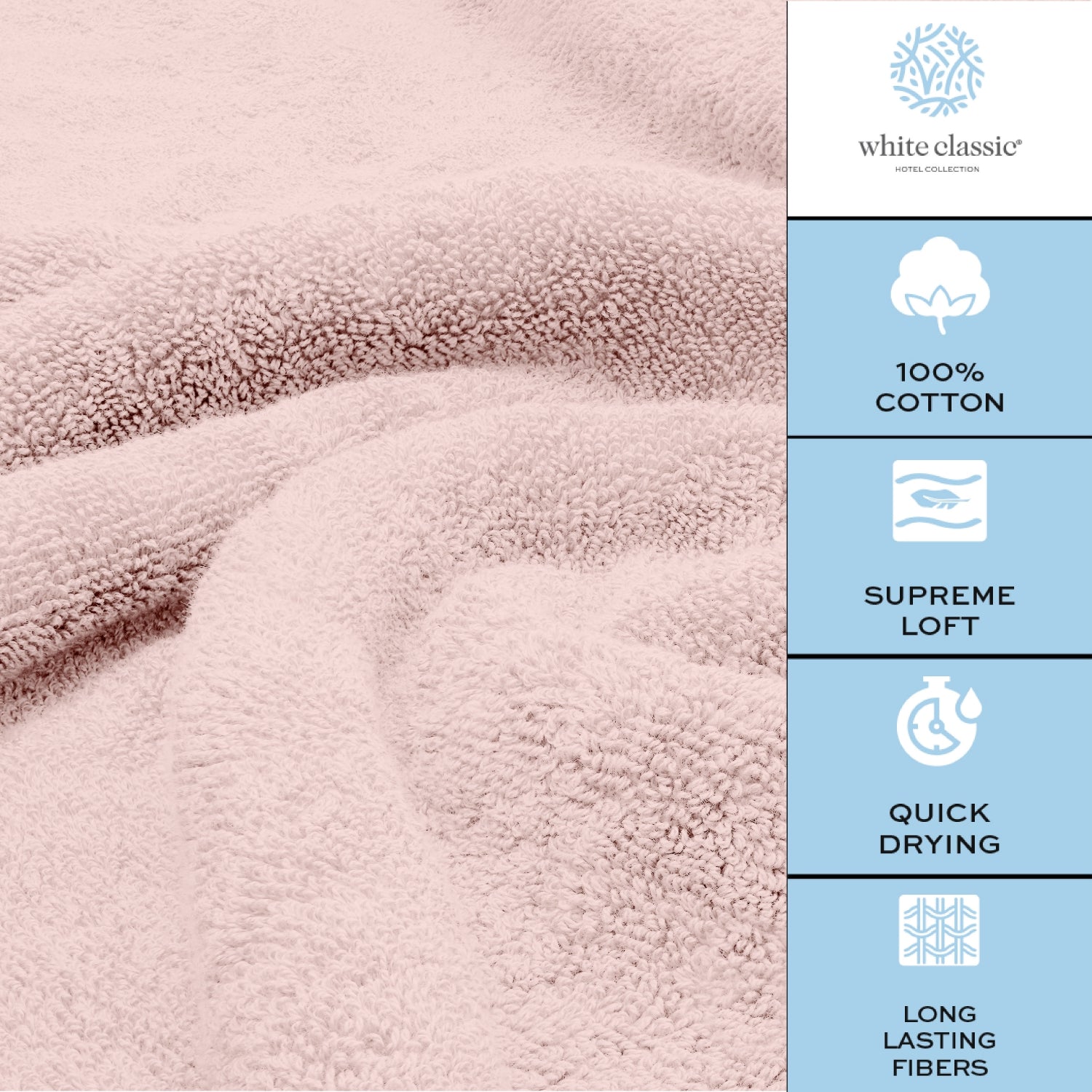 Quick Drying Pink Towels