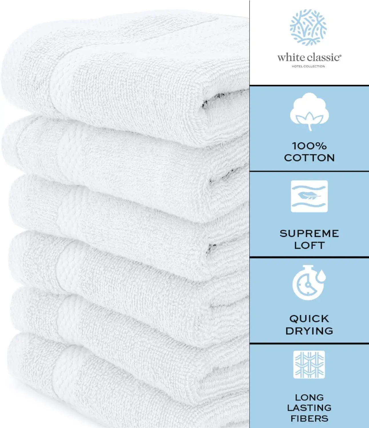 White Washcloths